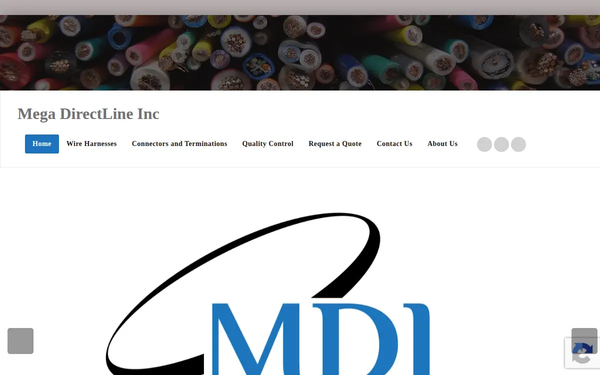 Homepage of Mega Directline INC.