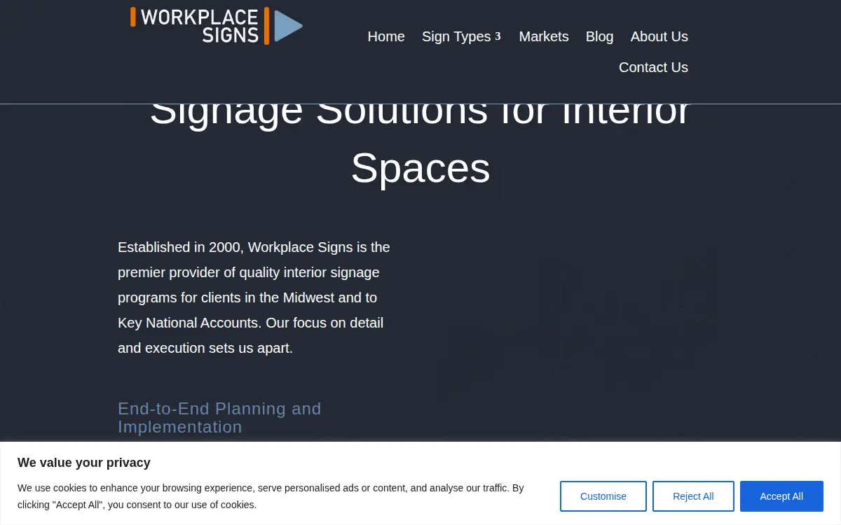 Homepage of Architectural Messaging, INC.