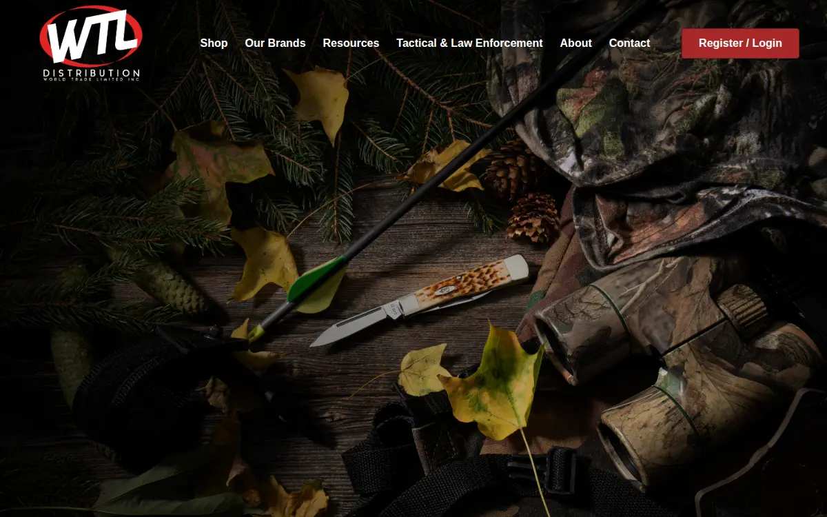 Homepage of World Trade Limited, INC.