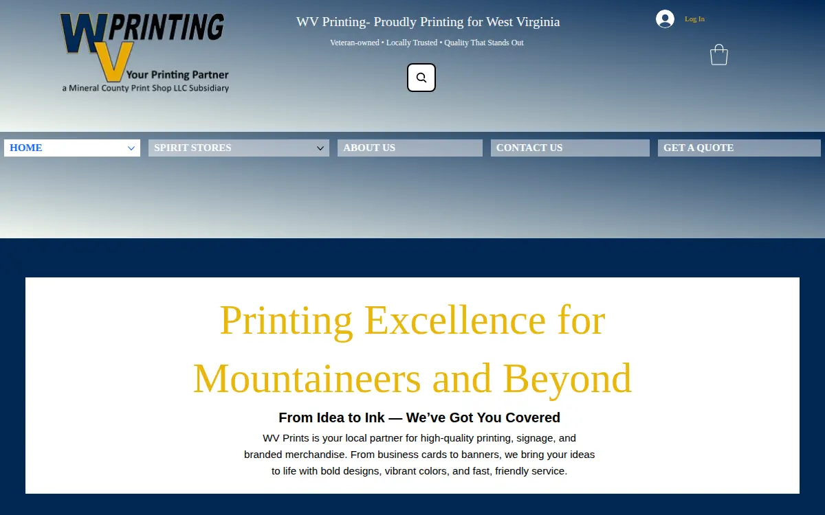 Homepage of Mineral County Print Shop, LLC