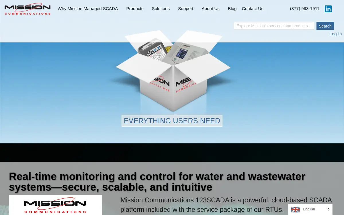 Homepage of Mission Communications, LLC