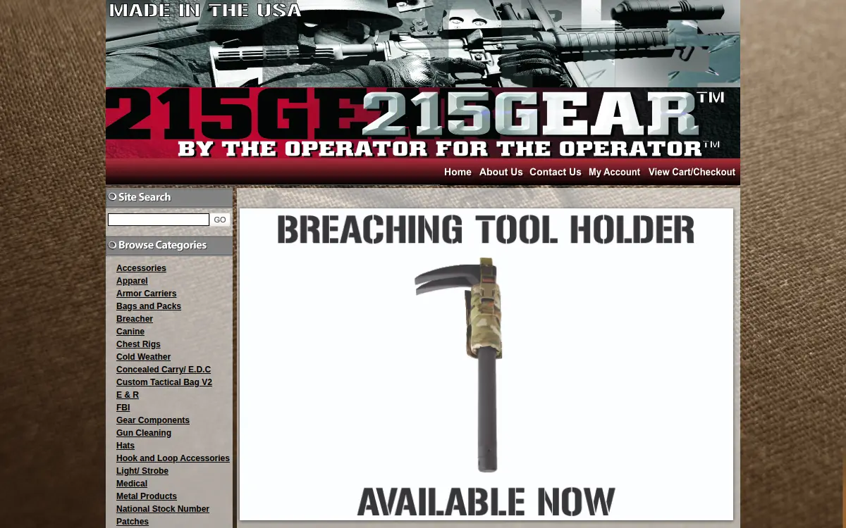 Homepage of Trident Security & Holdings LLC