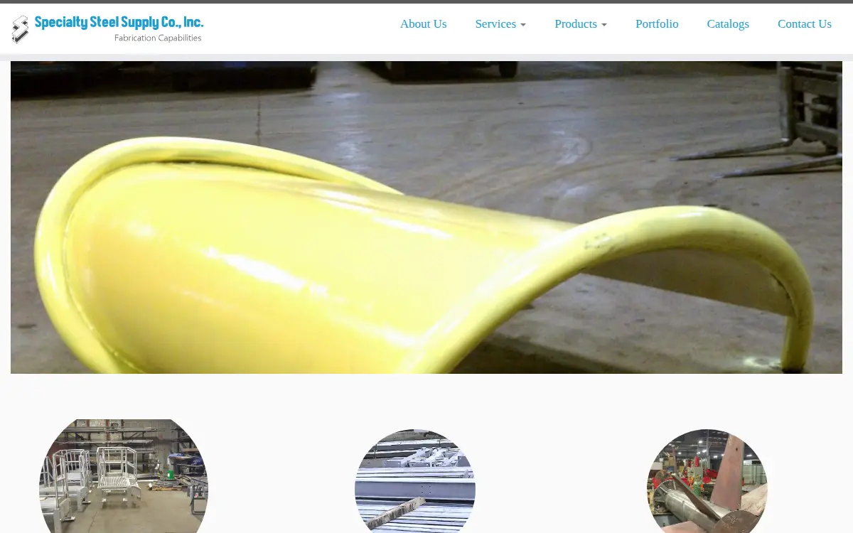 Homepage of Specialty Steel Supply Co., INC.