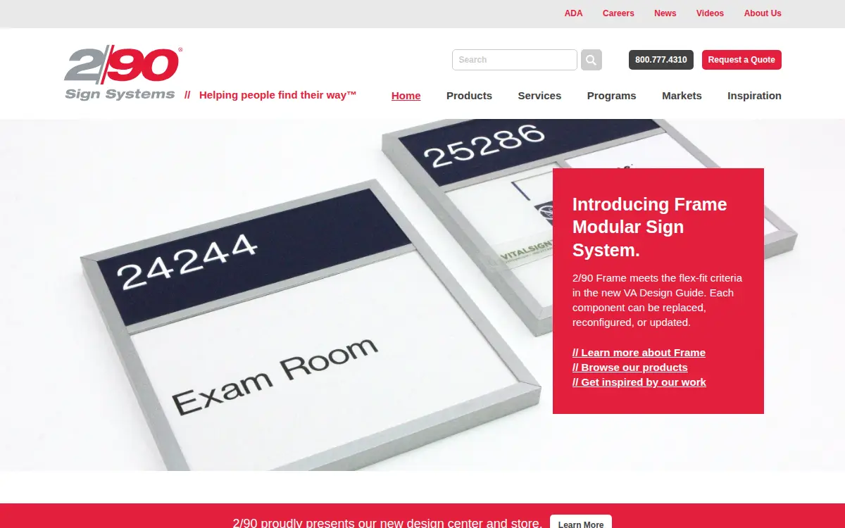Homepage of System 2/90, INC.