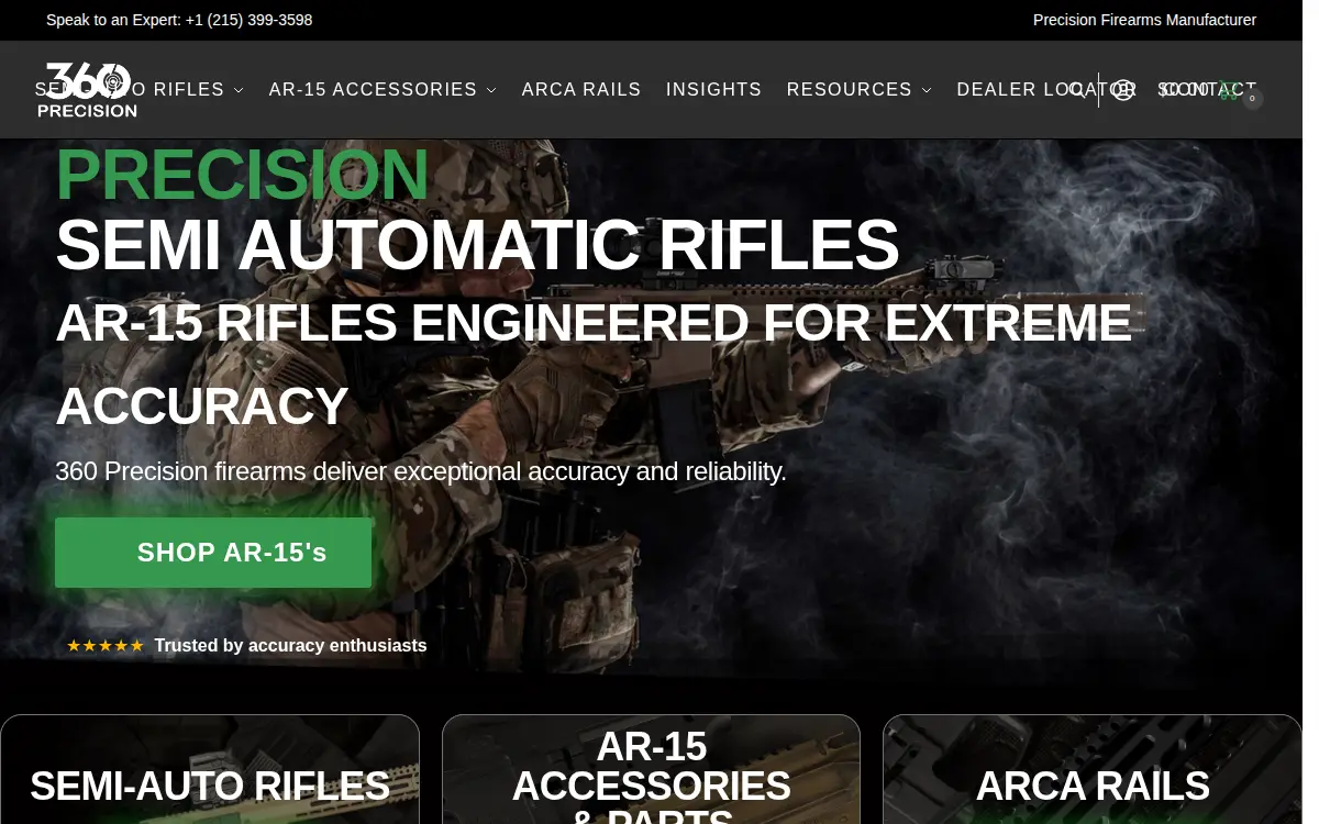 Homepage of Cogan Firearms LLC