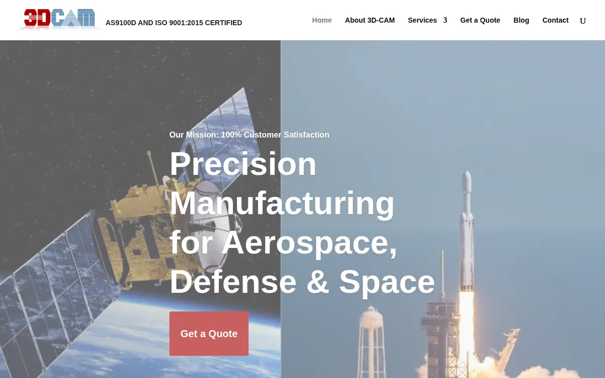 Homepage of 3dcam International CORP