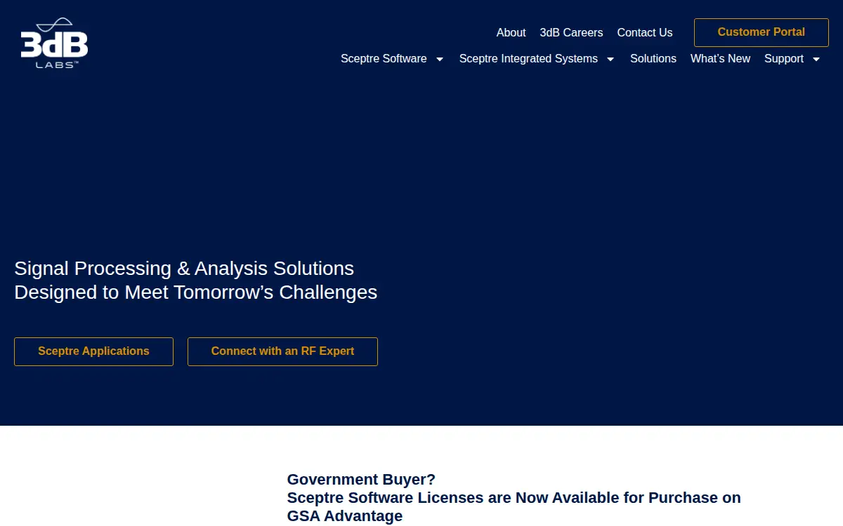 Homepage of 3db Labs INC