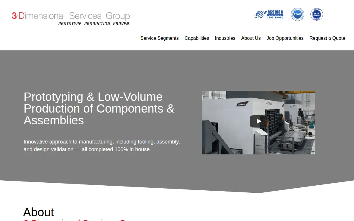 Homepage of Urgent Design & Manufacturing, INC.