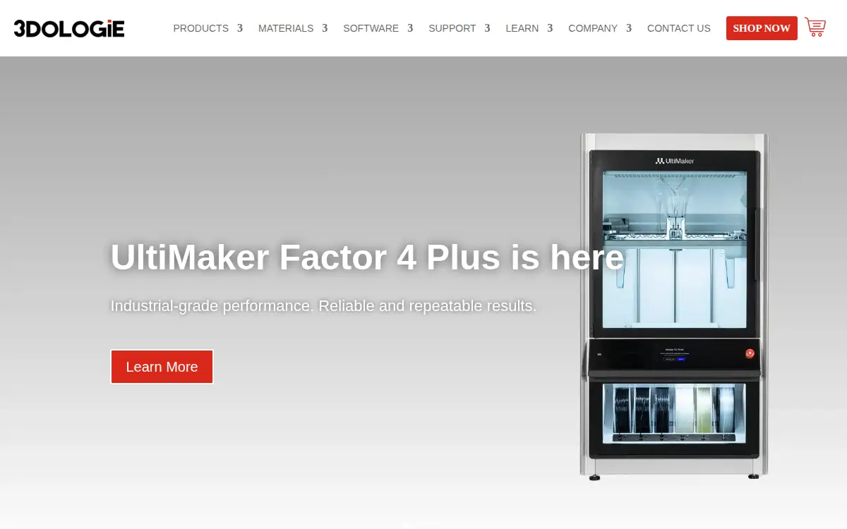 Homepage of 3dologie LLC