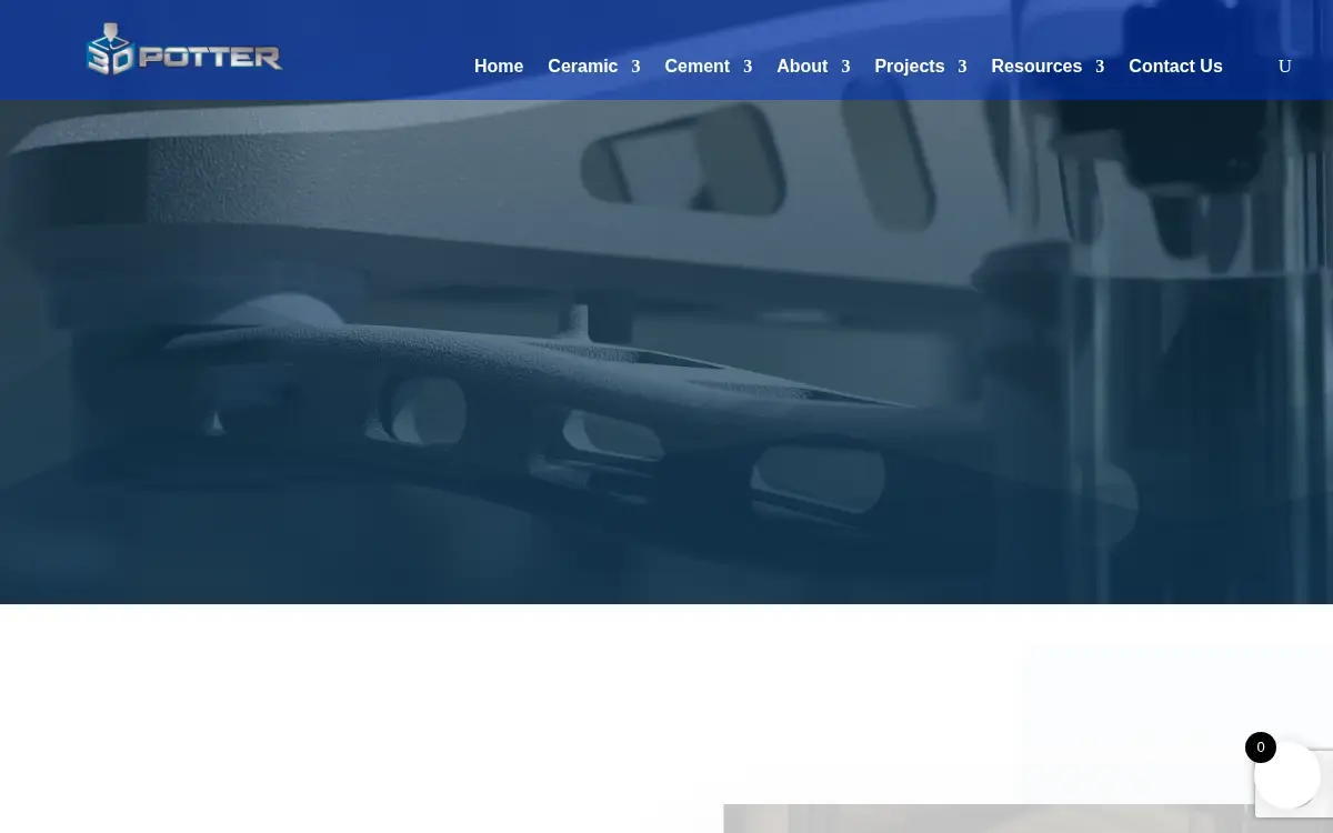Homepage of 3dpotter, INC.