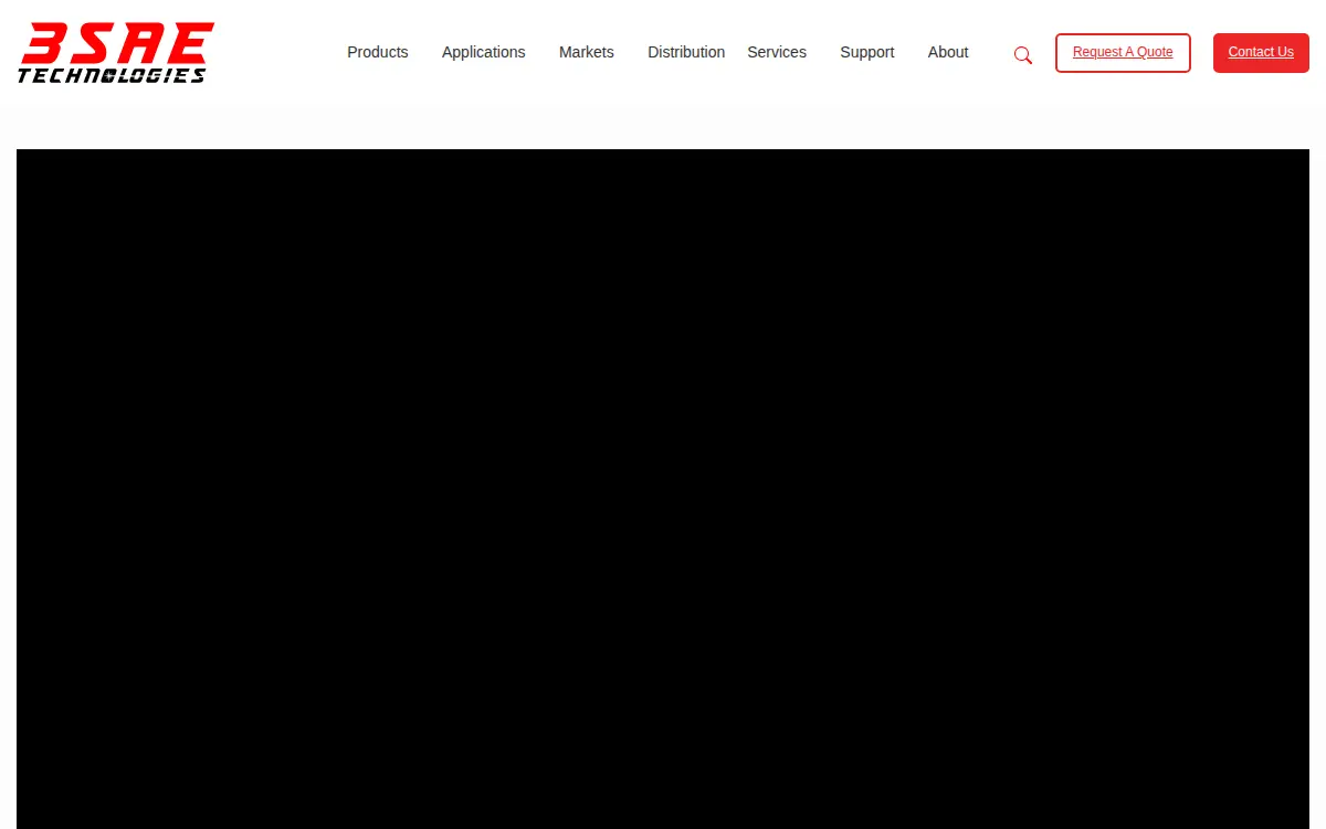 Homepage of 3sae Technologies, INC