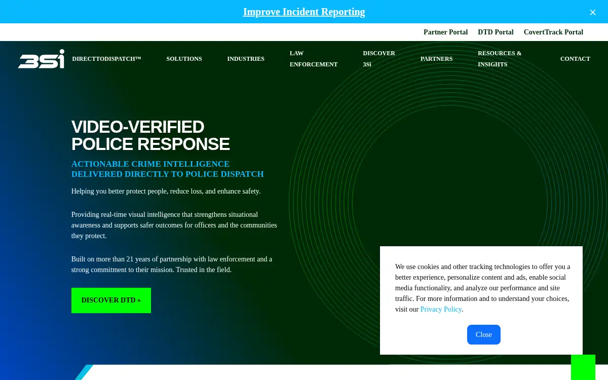 Homepage of 3si Security Systems INC