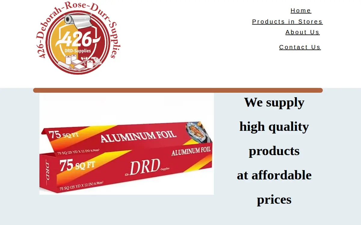 Homepage of 426-deborah-rose-durr-supplies L.l.c