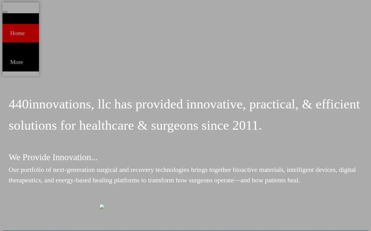 Homepage of 440 Innovations LLC