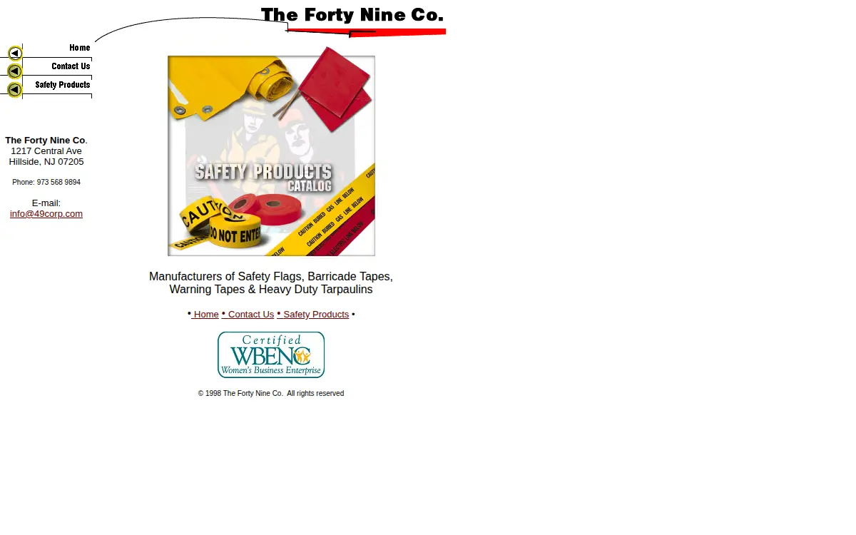 Homepage of Forty-nine CORP