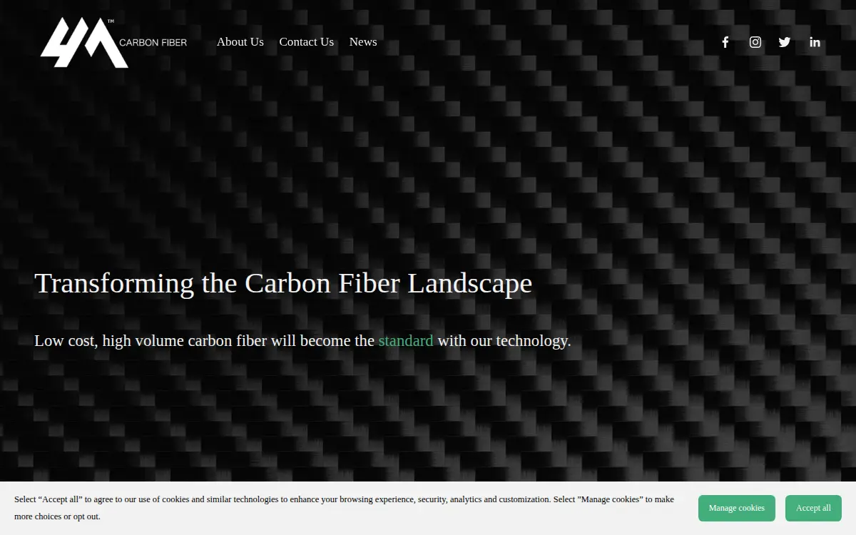 Homepage of 4m Industrial Oxidation LLC