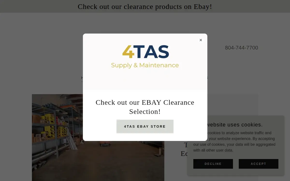 Homepage of 4tas LLC