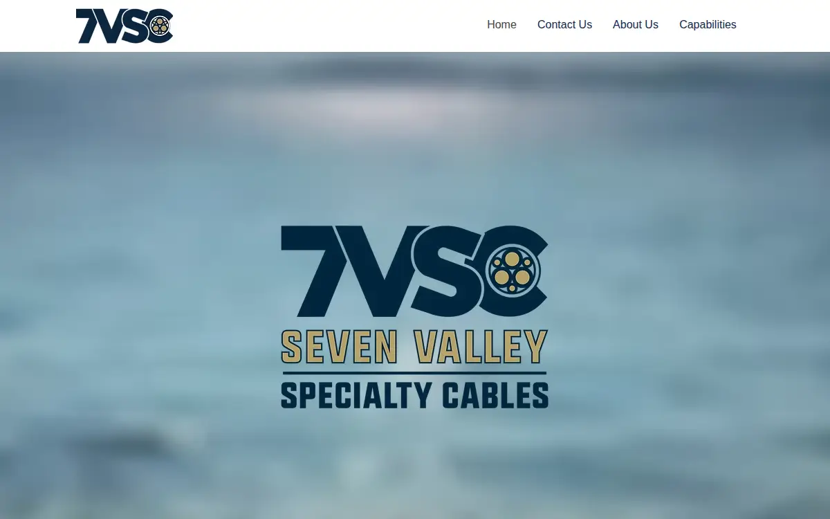 Homepage of Seven Valley Specialty Cables LLC