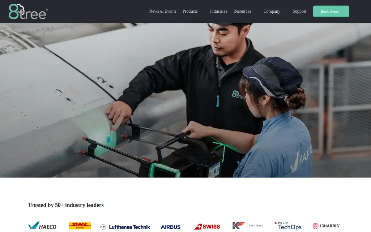 Homepage of 8 Tree, LLC