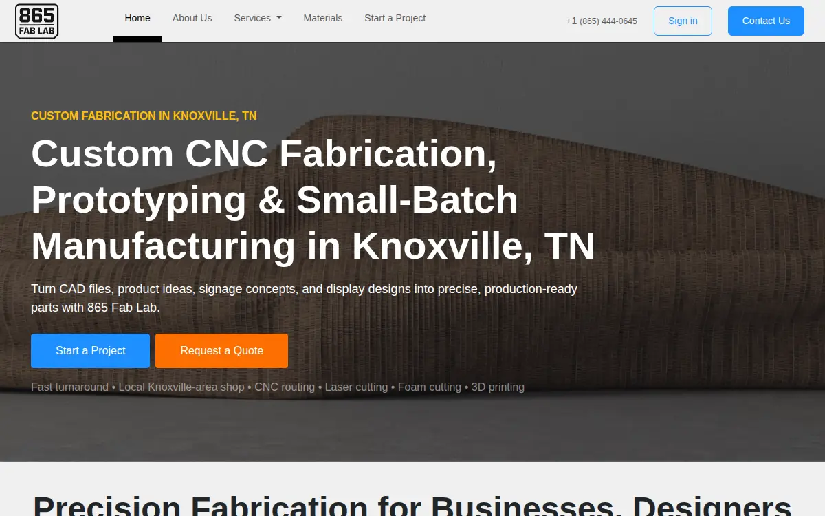 Homepage of Uniform Linear, LLC
