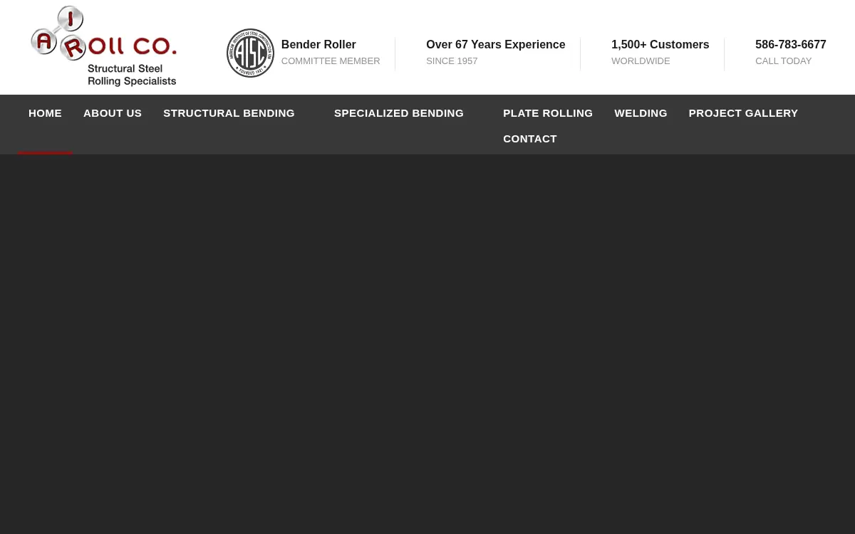 Homepage of A-1 Roll CO