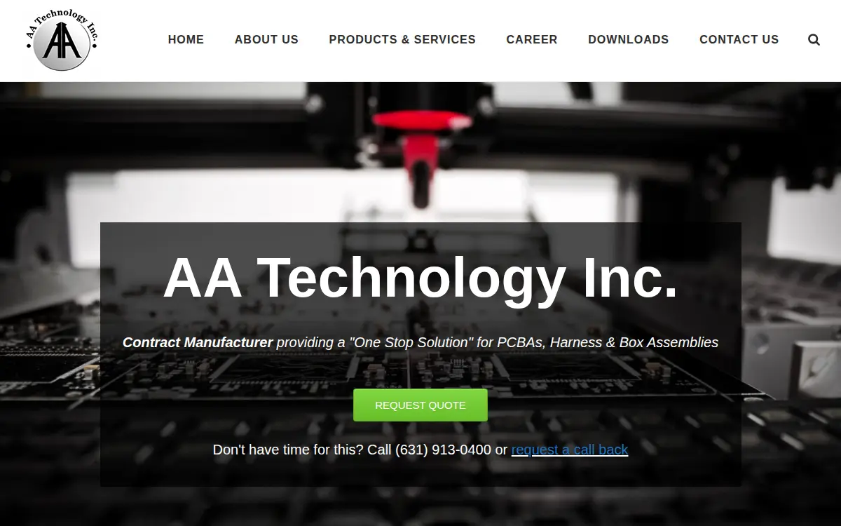 Homepage of A a Technology INC