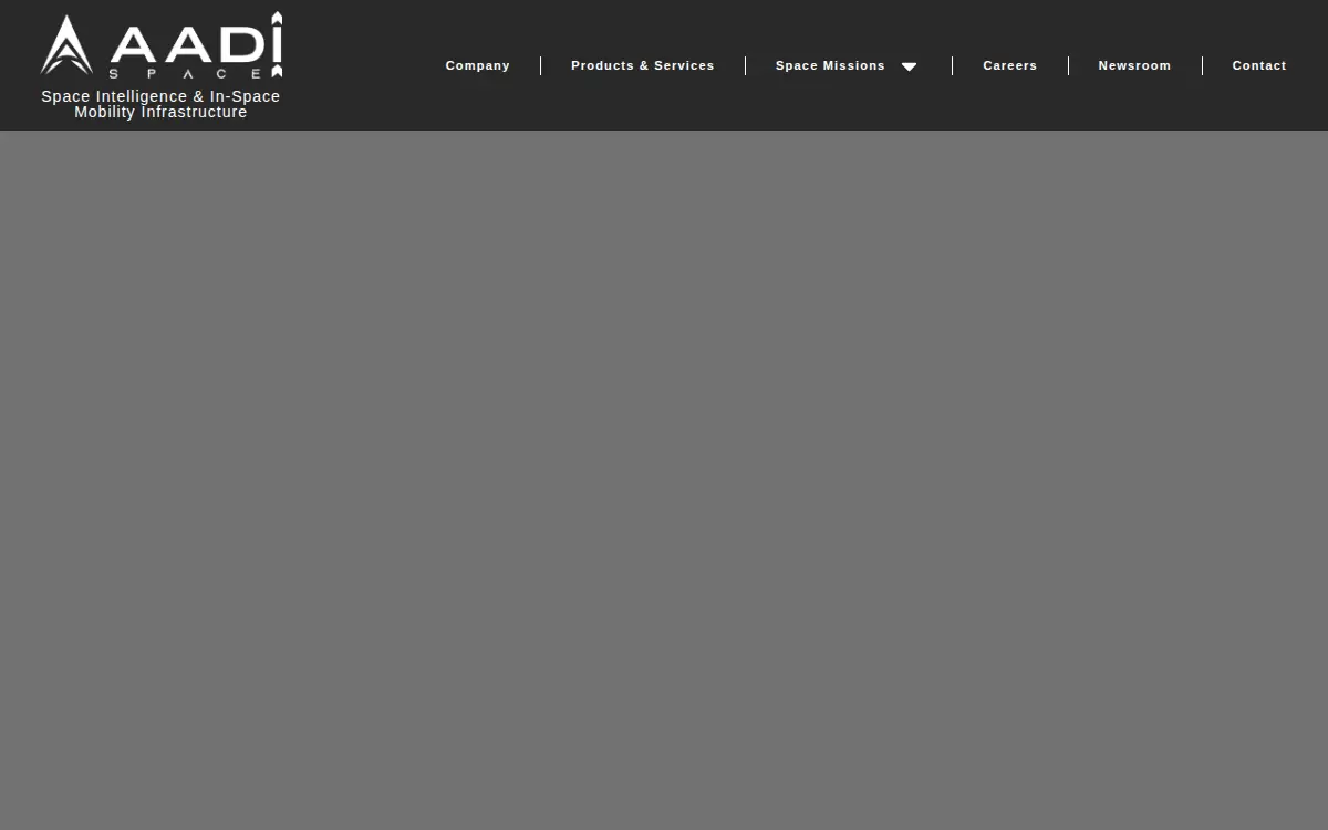 Homepage of Aadi Space INC.