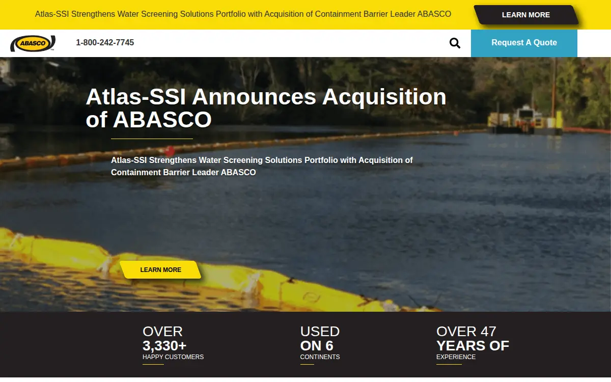 Homepage of Abasco, LLC