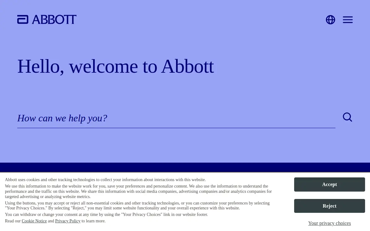 Homepage of Abbott Molecular INC.