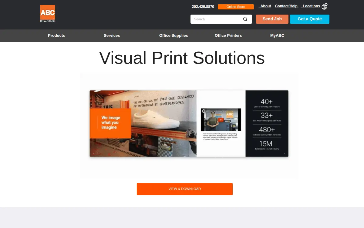 Homepage of Abc Imaging of Washington INC