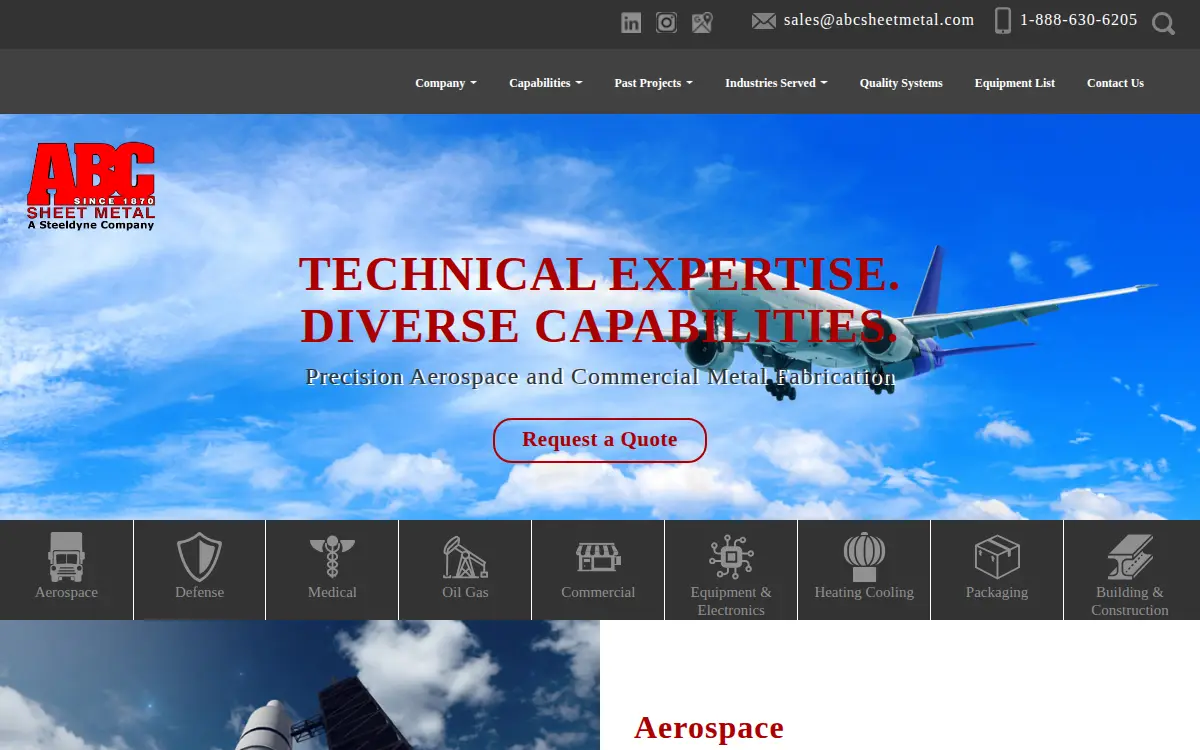 Homepage of Steeldyne Industries