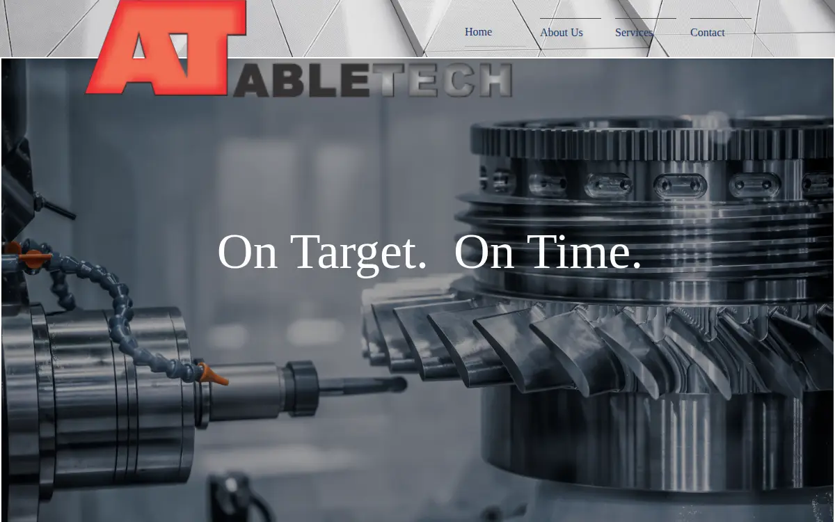 Homepage of Abletech Manufacturing, INC.