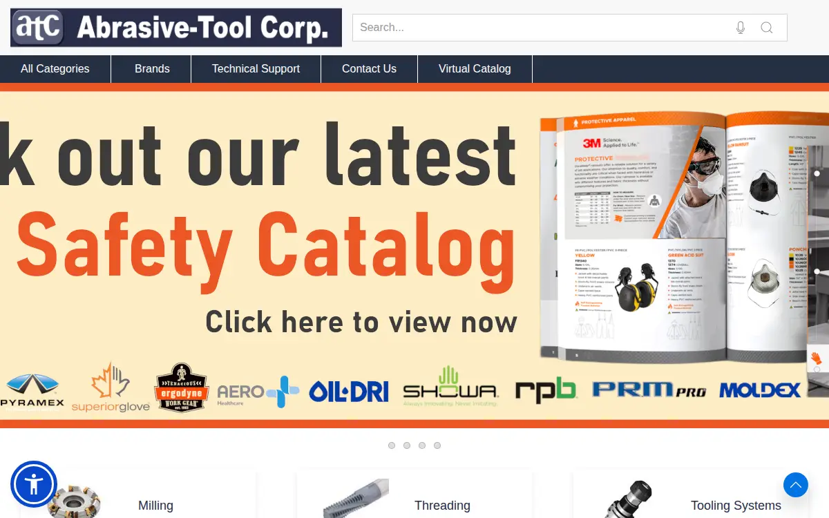 Homepage of Abrasive-tool Company LLC