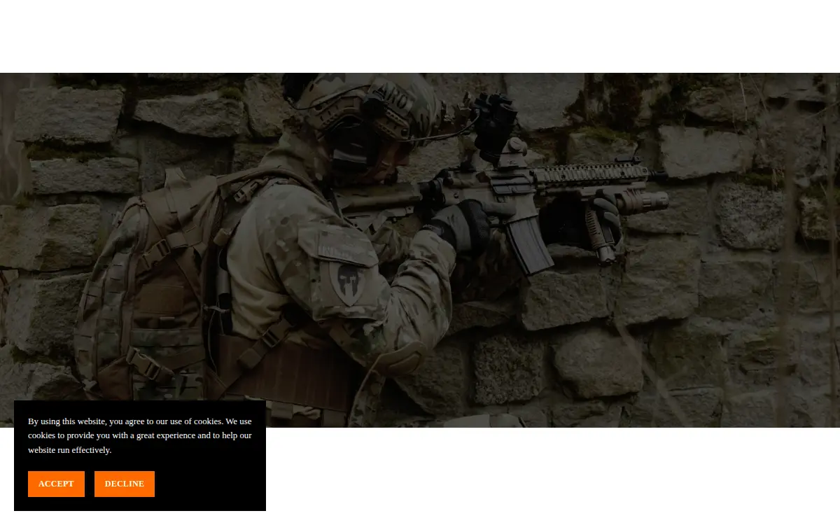Homepage of Advanced Ballistic Systems, LLC
