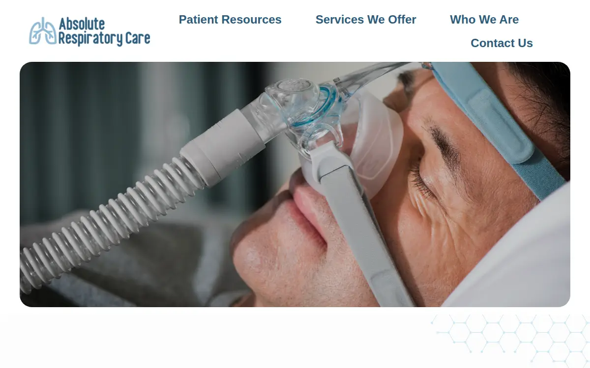 Homepage of Absolute Respiratory Care, L.l.c.