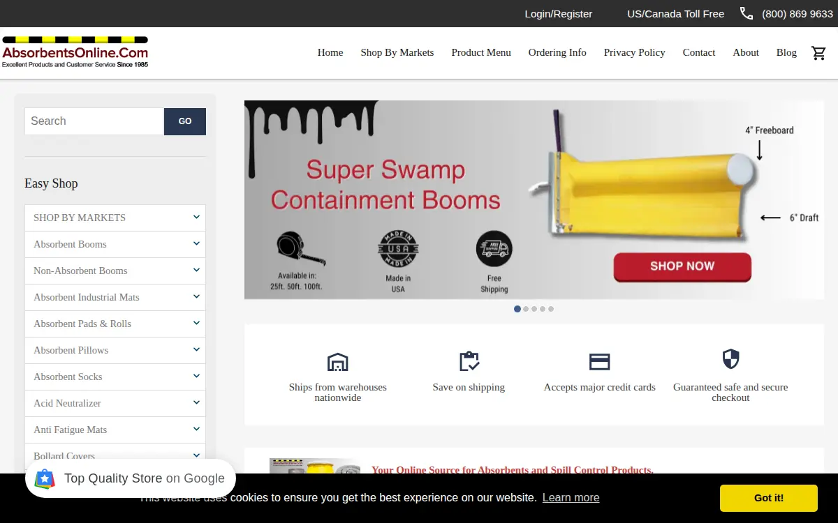 Homepage of Power Clean, INC.