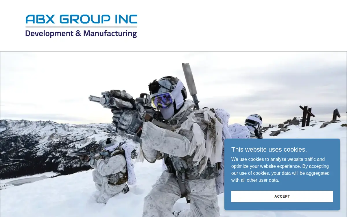 Homepage of Abx Group INC