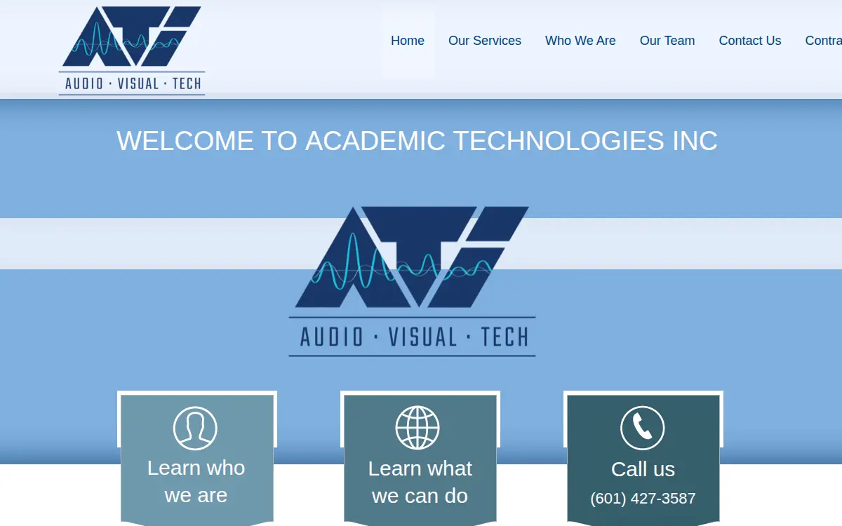 Homepage of Academic Technologies INC