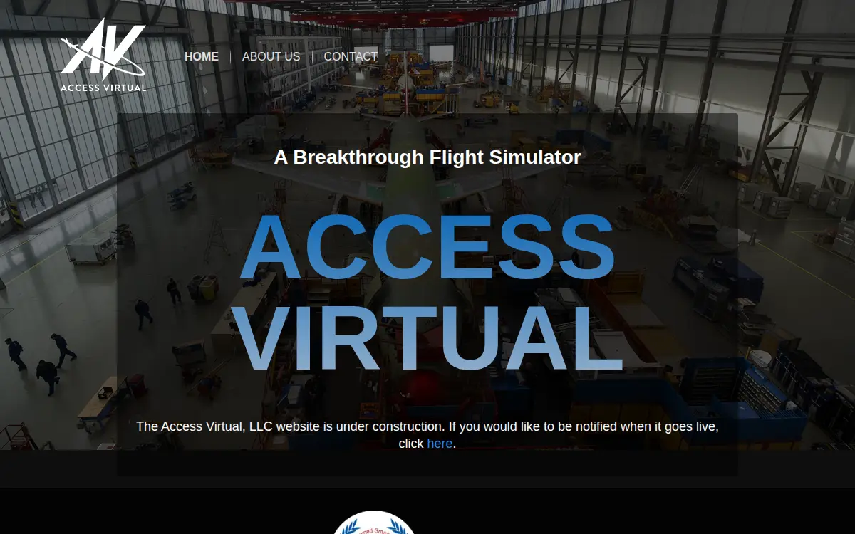 Homepage of Access Virtual, LLC