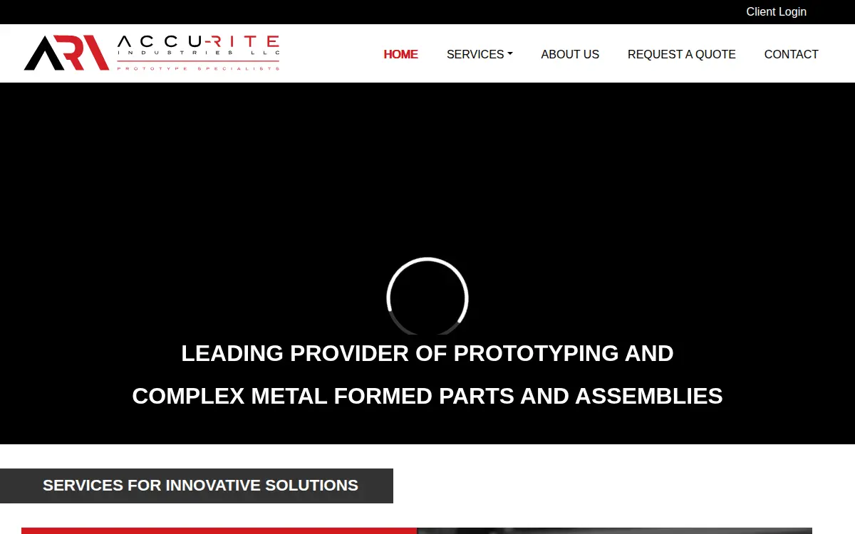 Homepage of Accu-rite Industries LLC