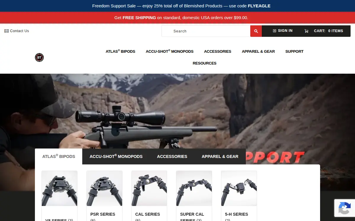 Homepage of B & T Industries LLC