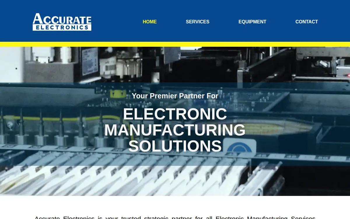 Homepage of Accunex INC.