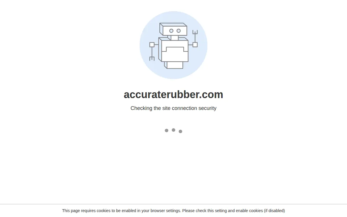 Homepage of Accurate Rubber Corporation