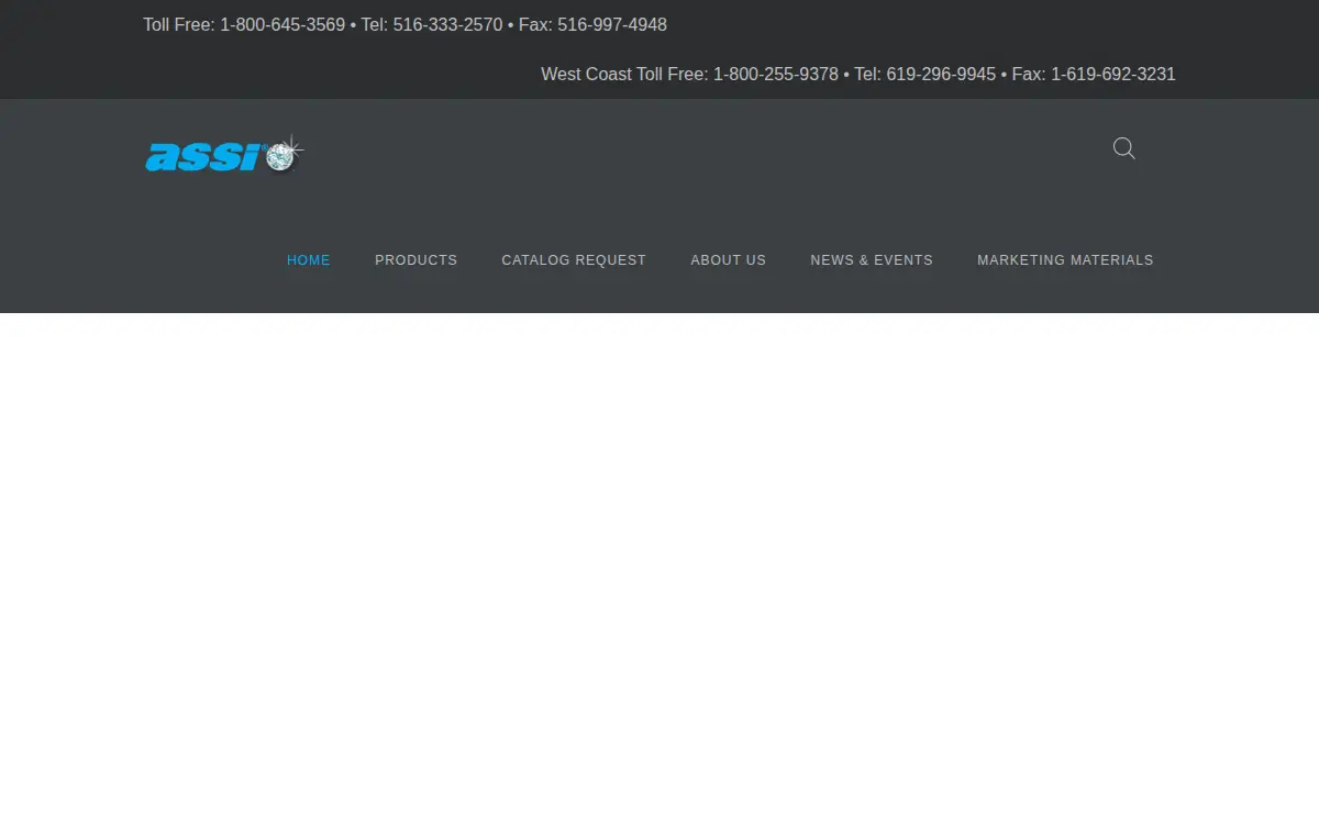 Homepage of Accurate Surgical & Scientific Instruments Corporation