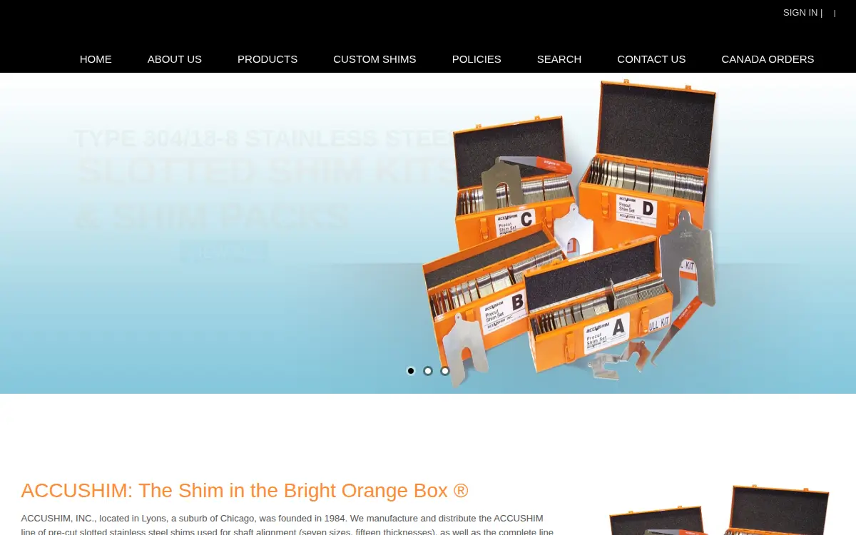 Homepage of Accushim INC