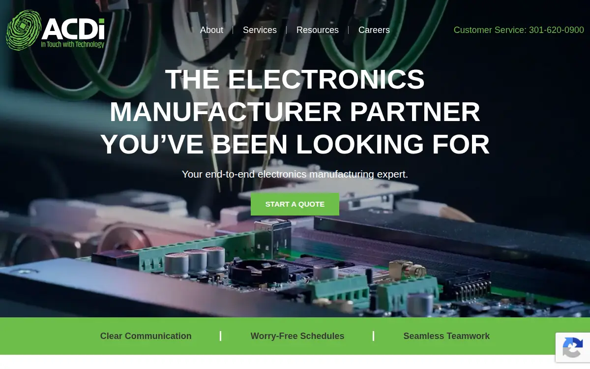 Homepage of American Computer Development, Incorporated
