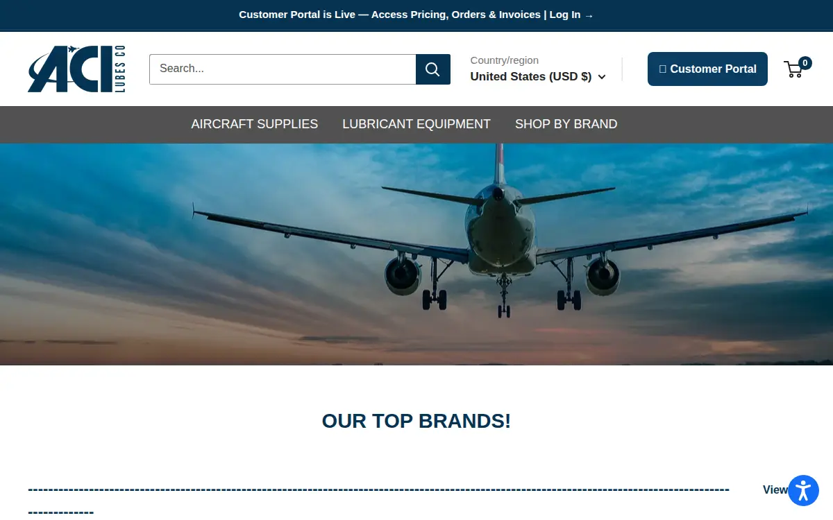 Homepage of Aci-lubesco