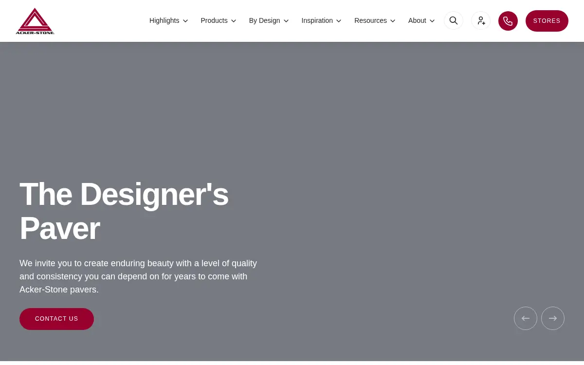 Homepage of Acker Stone Industries, INC