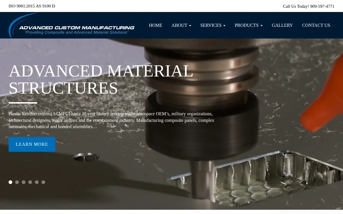 Homepage of Plastic Reinforcements, INC