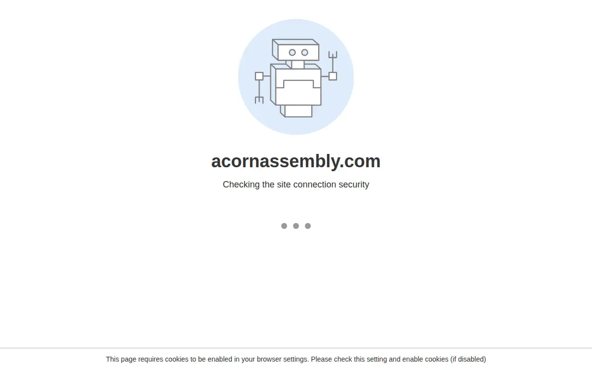 Homepage of Acorn Assembly LLC